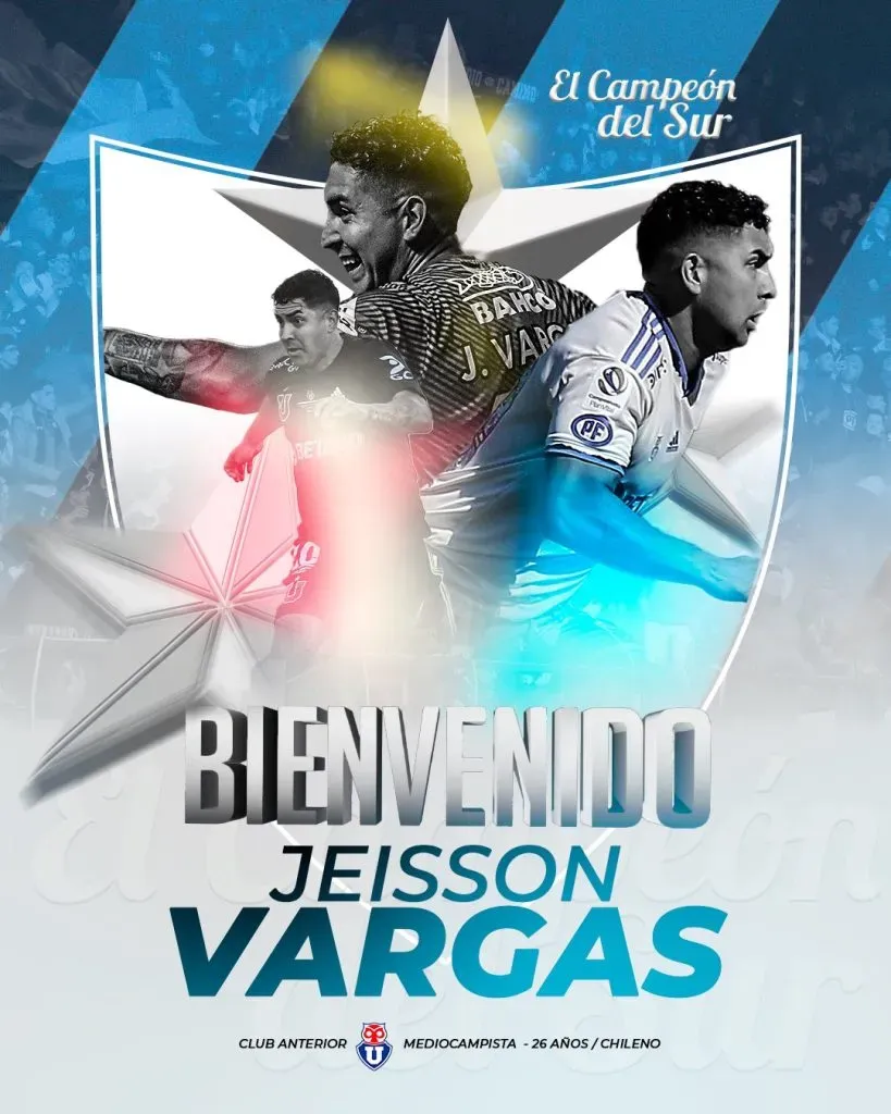 El anuncio de Jeisson Vargas llegó poco antes de medianoche del 31 de diciembre. | Foto: Huachipato