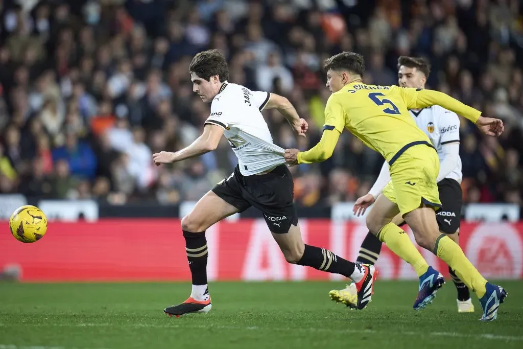 Valencia le dio un baile al Villarreal en La Liga. Foto: Getty Images.