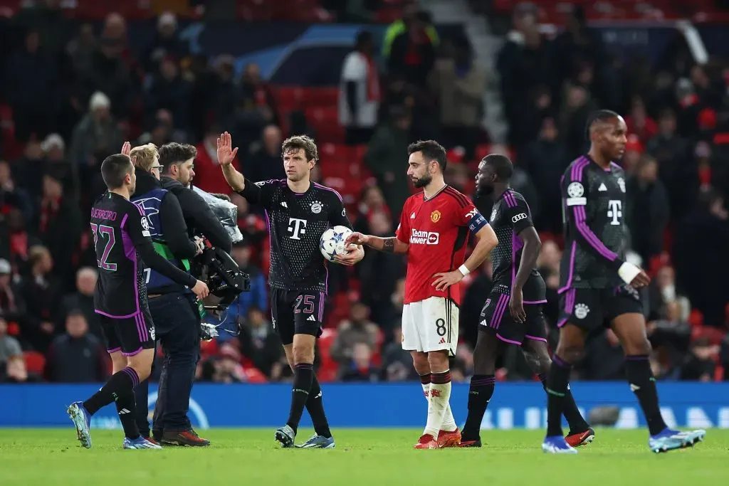 Manchester United cerró una desastrosa campaña en la Champions League. Fue colista del Grupo A detrás del Bayern Múnich, Galatasaray y FC Copenhague. | Foto: Getty Images.