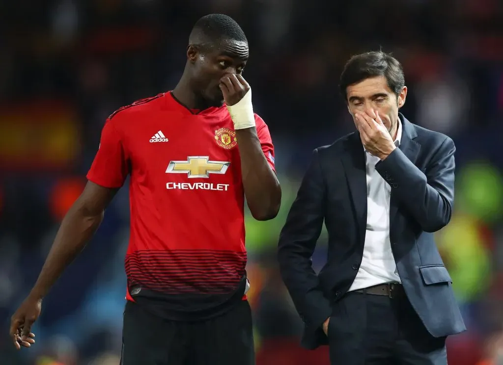 Manchester United tuvo a Eric Bailly, quien fue dirigido por Marcelino García Toral en el Valencia. (Clive Brunskill/Getty Images).