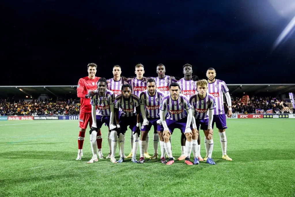 Gabriel Suazo fue titular y jugó todo el partido en el triunfo del Toulouse en la Copa de Francia. Foto: Comunicaciones Toulouse.