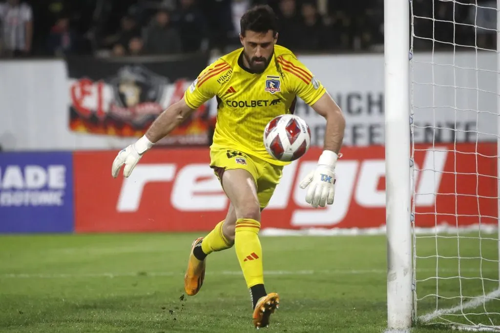 El Tuto de Paul vio bastante acción en el arco de Colo Colo gracias a la rotación que impuso Quinteros. | Foto: Photosport.