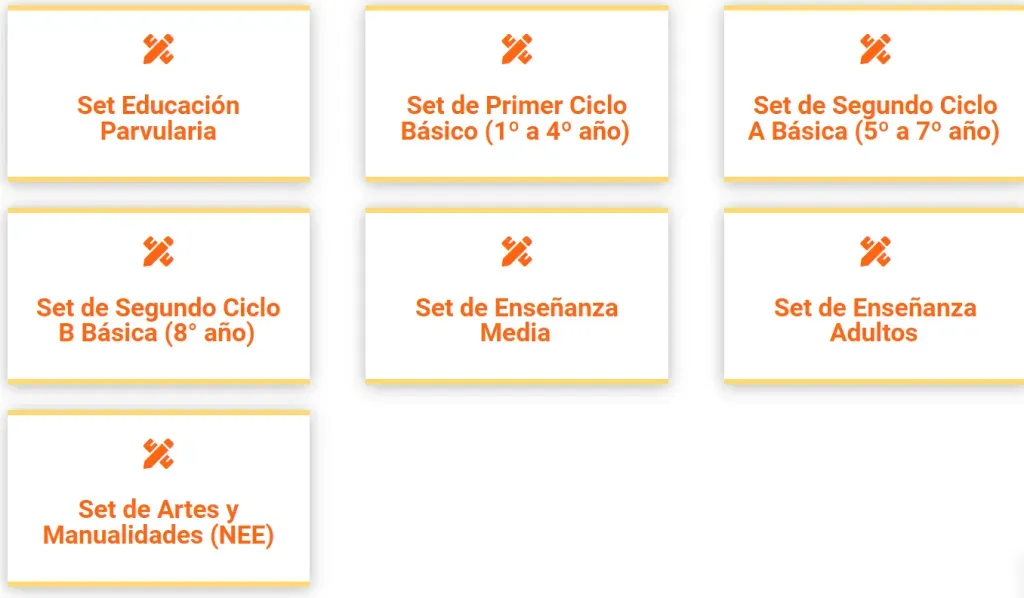 Aquí puedes revisar lo que tiene el set de útiles escolares.
