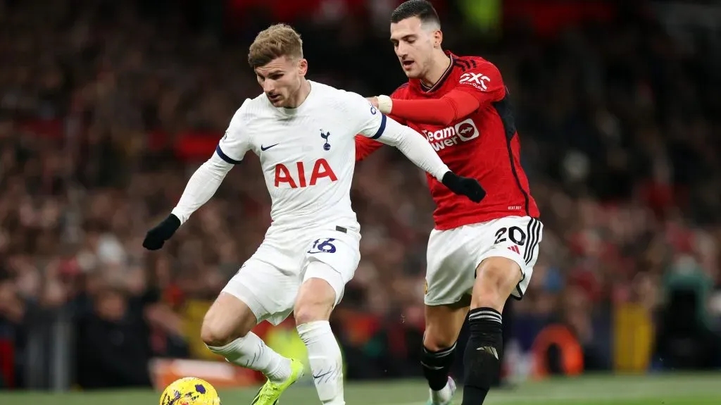 Manchester United y Tottenham no se sacaron ventajas en un gran encuentro. Foto: Getty Images.
