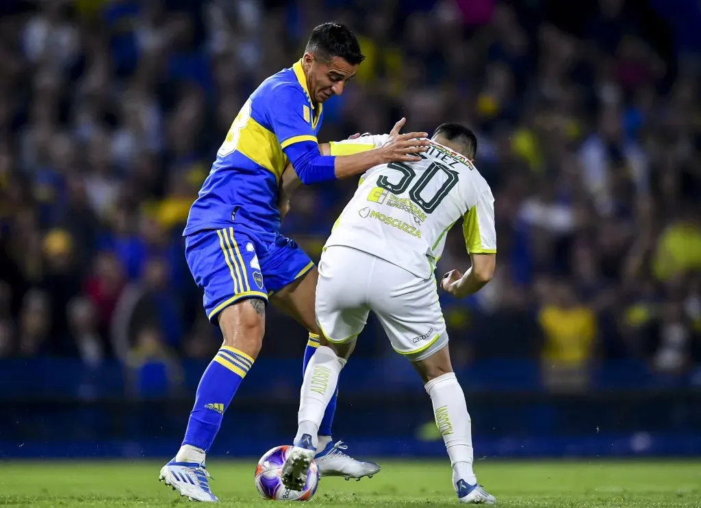 Diego González en acción por Boca Juniors, donde jugó 44 partidos. (Marcelo Endelli/Getty Images).