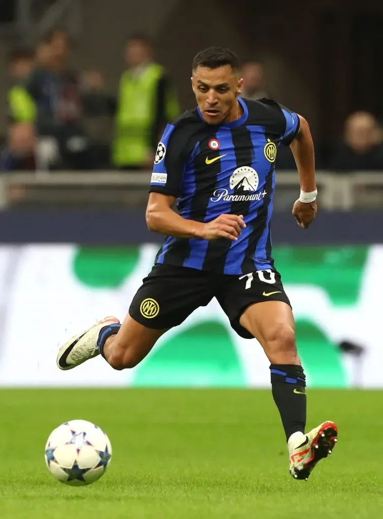 Alexis Sánchez apenas suma un puñado de minutos en Inter de Milán (Getty Images)