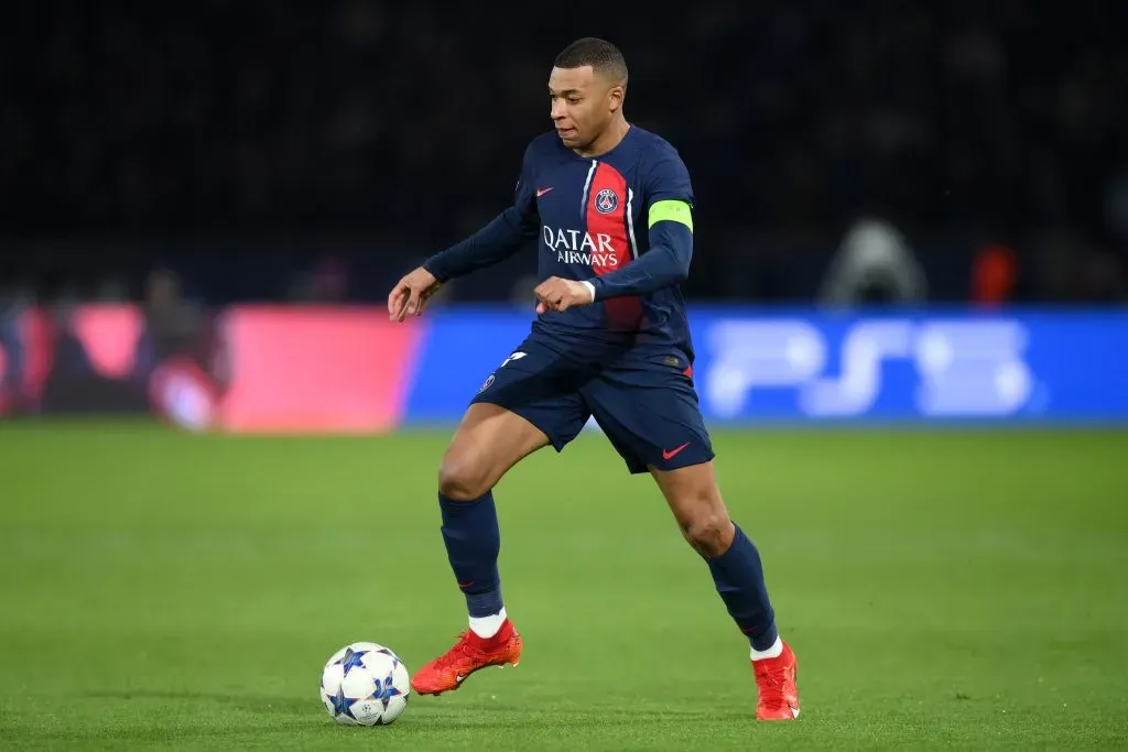 Kylian Mbappé lleva 238 goles convertidos en el PSG. | Foto: Getty Images.