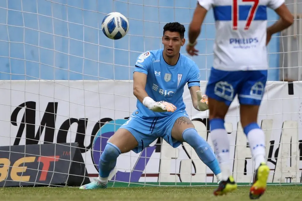 Matías Dituro nunca estuvo del todo bien en Universidad Católica tras volver su préstamo en Celta de Vigo. | Foto: Photosport.