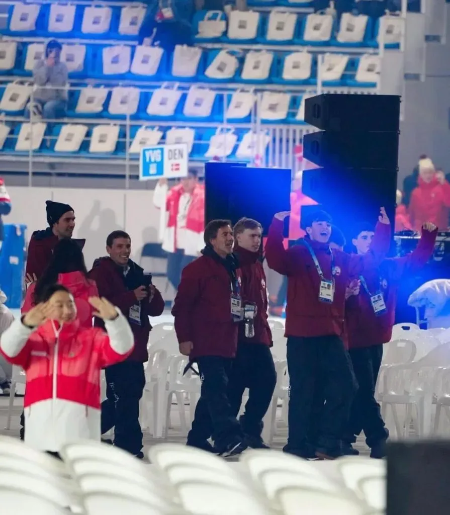 La delegación del Team Chile dijo presente en la ceremonia inaugural.