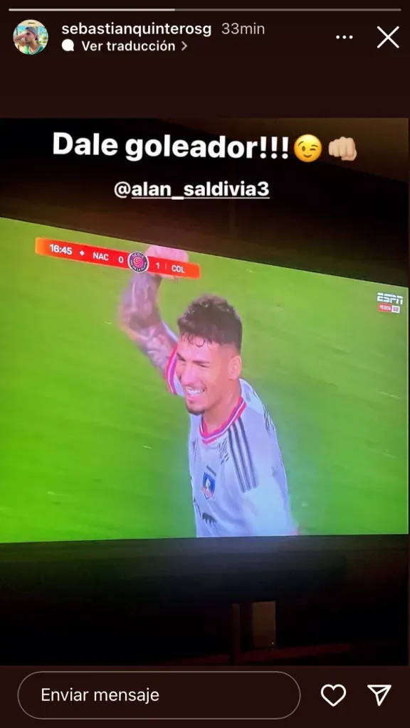 El mensaje del hijo de Gustavo Quinteros | Instagram