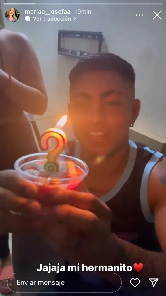 María Josefa es muy cercana a Jordhy Thompson.