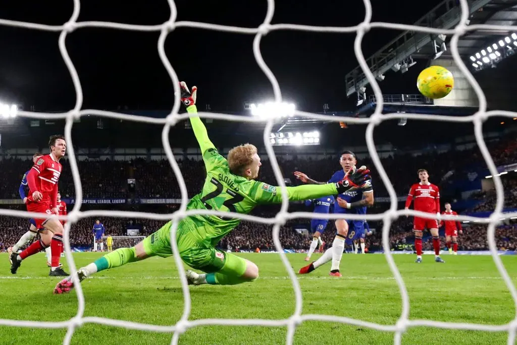 Chelsea no tuvo piedad con el Middlesbrough y lo goleó por 6 a 1. Foto: Getty Images.