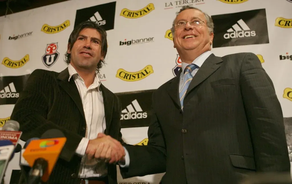 El arribo de Marcelo Salas a la U fue todo un tema en esos años. | Foto: Photosport.