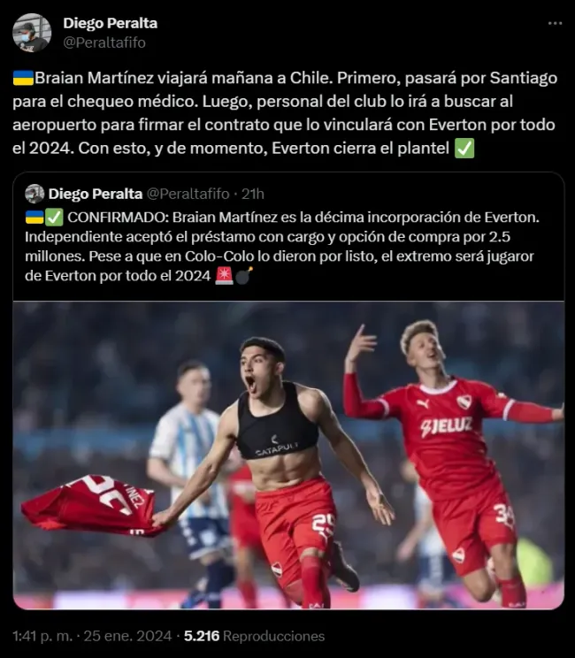 Captura Twitter.
