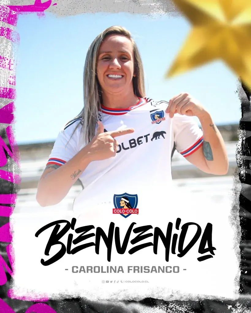Ingrid Carolina Frisanco es la tercera incorporación de Colo Colo femenino