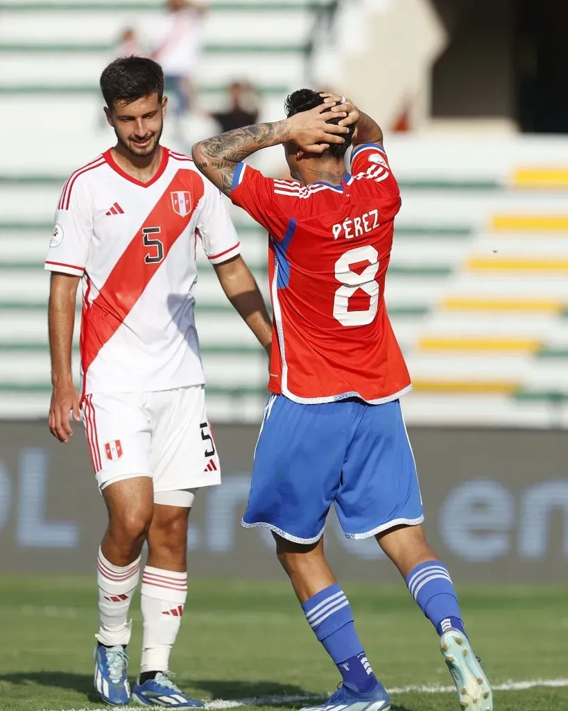 Chile cayó ante Perú en el debut y ahora está obligado a vencer a Uruguay. Foto: Carlos Parra, Comunicaciones FFCh.