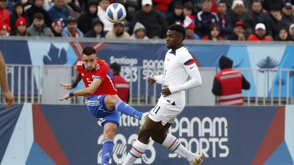 Matías Zaldivia fue titular en todos los partidos de la Roja en Santiago 2023.