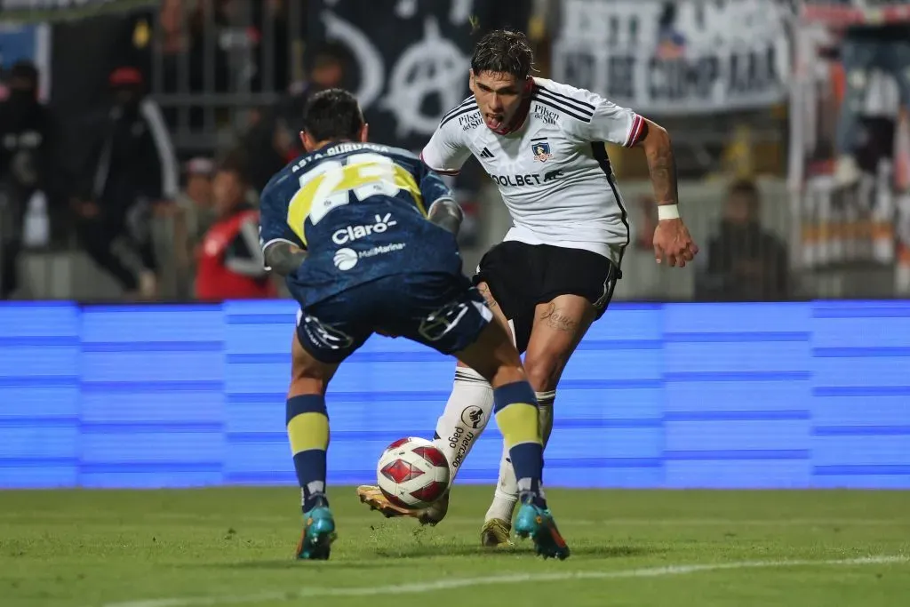 Palacios jugando ante Everton el sábado pasado (Foto: Colo Colo)