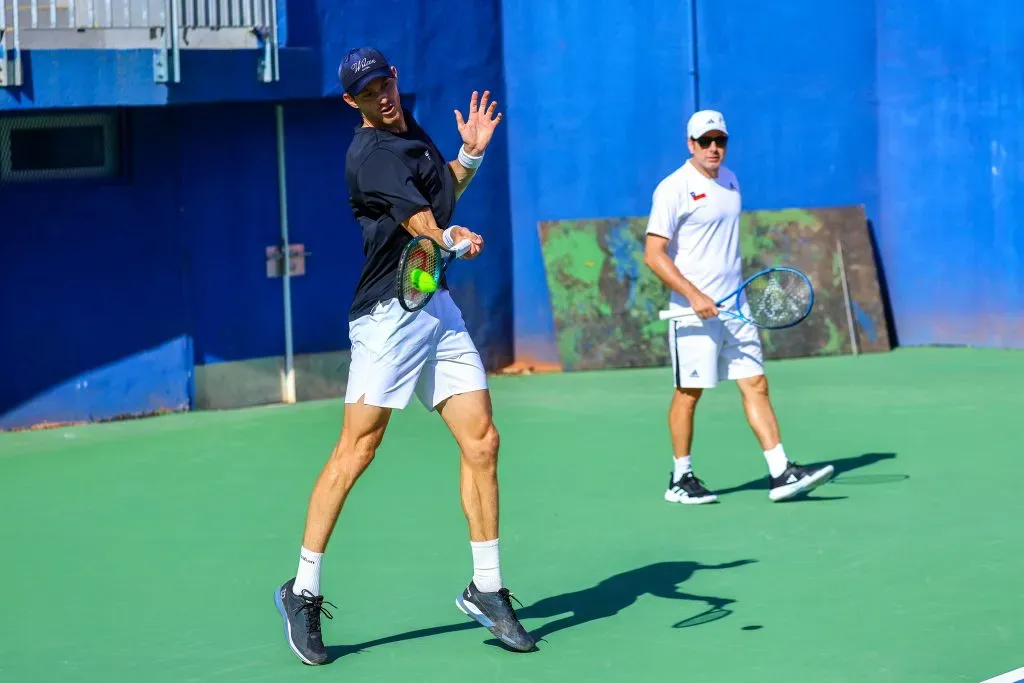 Nicolás Jarry ya está bajo las órdenes de Nicolás Massú en Copa Davis. Imagen: Photosport.