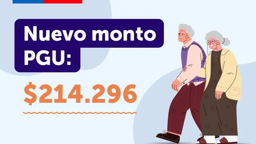 Conoce desde qué fecha aumentará el pago de la PGU en Chile.