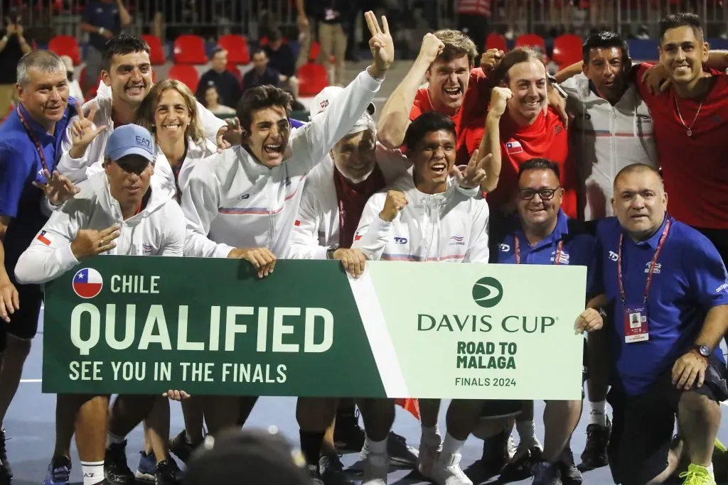 Chile será uno de los 16 equipos en las finales de la Copa Davis en Málaga. | Foto: Photosport.
