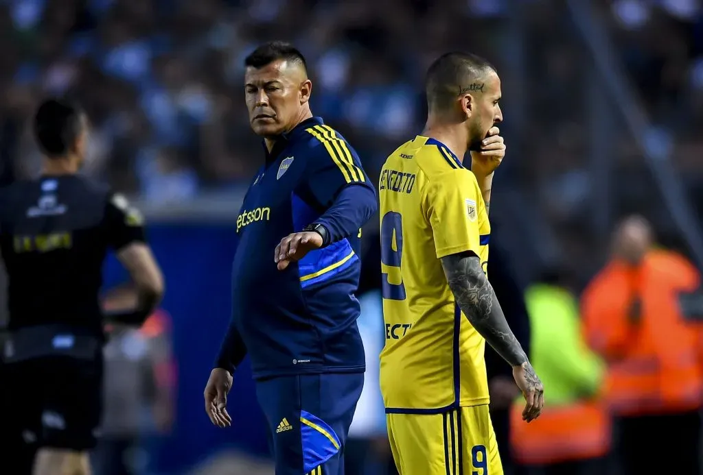 Darío Benedetto criticó la poca cercanía de Jorge Almirón con el plantel de Boca Juniors. | Foto: Getty Images.