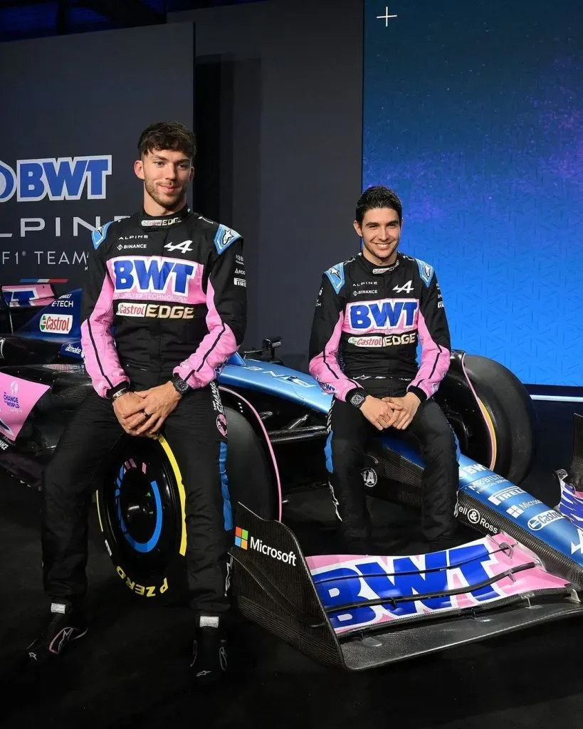 Pierre Gasly y Esteban Ocon, los pilotos titulares de Alpine para 2024.