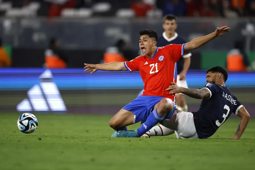 Damián Pizarro ya debutó por La Roja adulta. Imagen: Photosport.