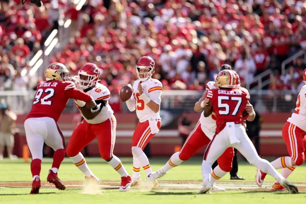 Los Chiefs y los 49ers disputan el Super Bowl 2024. Imagen: Getty.