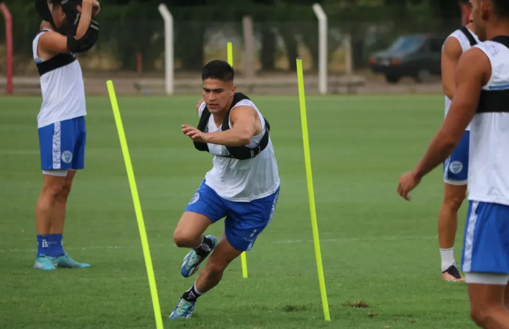 Thomas Galdames sigue adelante con la preparación para la Copa Libertadores. (Foto: Godoy Cruz).