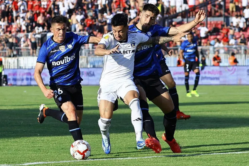 Cristián Zavala fue titular en Colo Colo vs. Huachipato en la inconclusa Supercopa. (Marcelo Hernandez/Photosport).