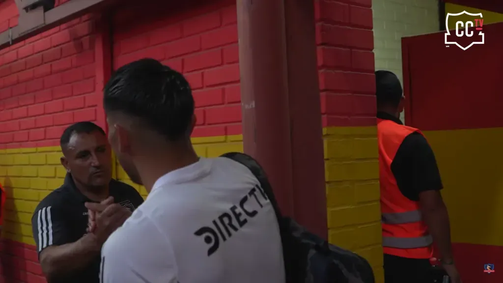 Brayan Cortés se fue feliz y con el arco invicto. (Foto: Colo Colo | Lado B).