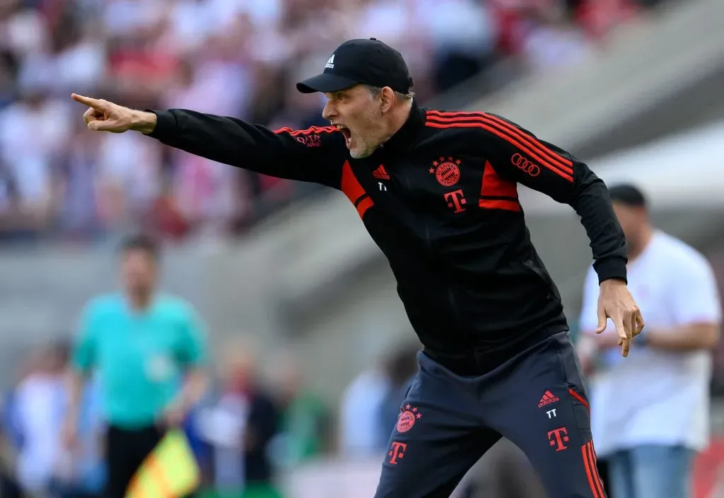 Thomas Tuchel ha dirigido un total de 44 partidos en el Bayern Múnich, con 28 triunfos, cinco empates y once derrotas. Un su palmarés destaca solo la Bundesliga 2022-23. | Foto: Getty Images.