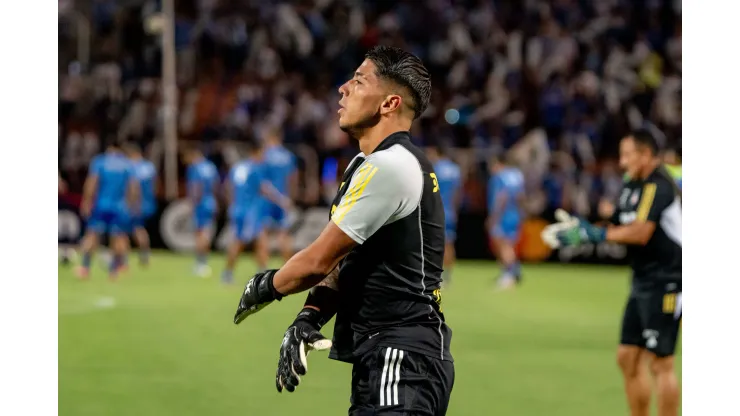 Brayan Cortés en los ejercicios de precompetencia. (Guille Salazar | RedGol).