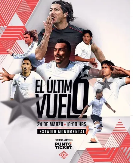 El afiche de la despedida de Valdés