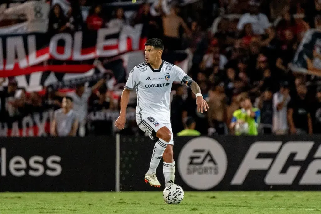 Esteban Pavez en acción ante Godoy Cruz. (Foto: Guille Salazar | RedGol).