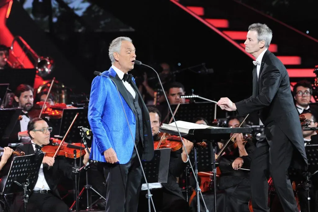 Andrea Bocelli marcó un hito en el Festival de Viña del Mar. Imagen: Agencia Uno.