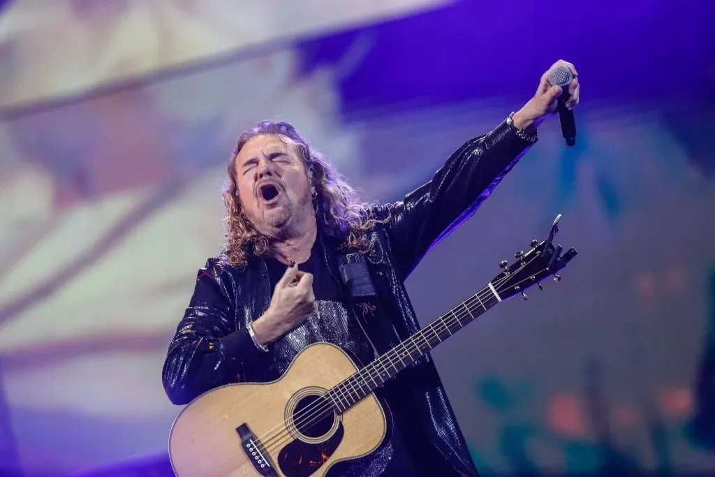 Maná domó al Monstruo del Festival de Viña del Mar. Imagen: Agencia Uno.