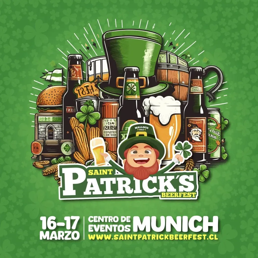 Afiche del Saint Patrick’s BeerFest 2024