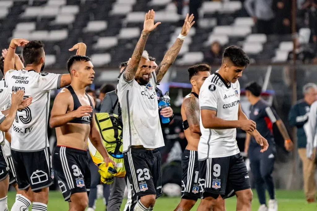 Arturo Vidal se sacó una espina con este triunfo de Colo Colo en la Copa Libertadores 2024. | Foto: Guillermo Salazar.