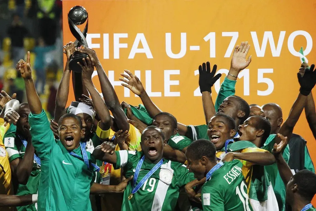 Nigeria se consagró campeón del Mundial Sub 17 que organizó Chile en el 2015. | Foto: Photosport.