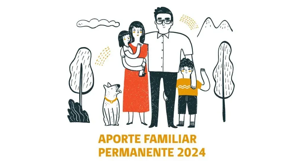 El Aporte Familiar Permanente inició sus pagos el pasado 15 de febrero.