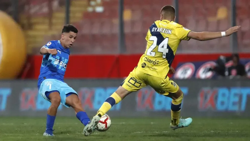 Joaquín Torres jugando contra Everton (Photosport)