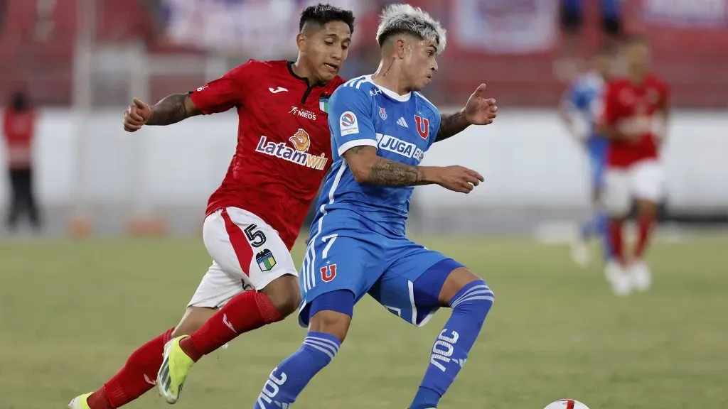 Maximiliano Guerrero marcó el gol del triunfo y se llevó los aplausos de la familia azul. Foto: Photosport.