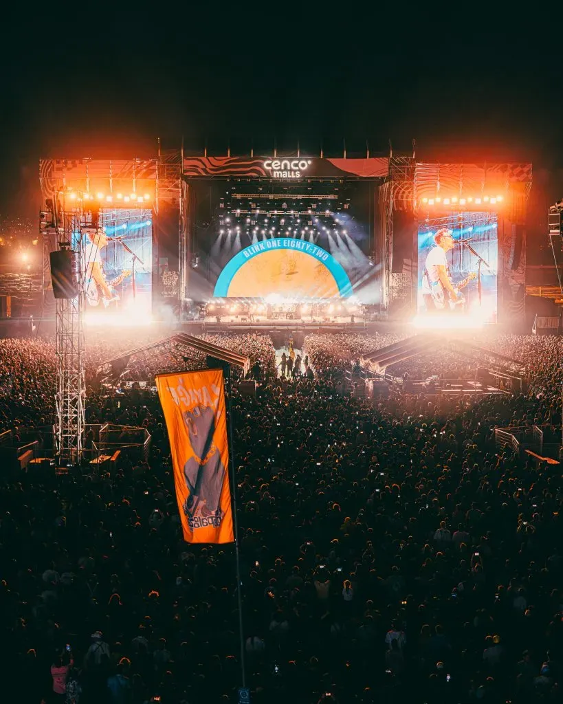 Blink 182 se posicionó como el show más visto de la jornada 2 del Lollapalooza 2024. (@Garygophoto – @Jcmaturana)