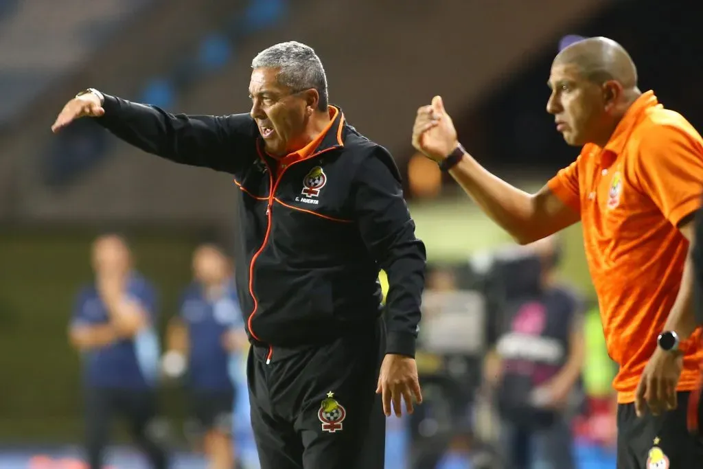 Gustavo Huerta en el estadio Tierra de Campeones. (Alex Diaz/Photosport).