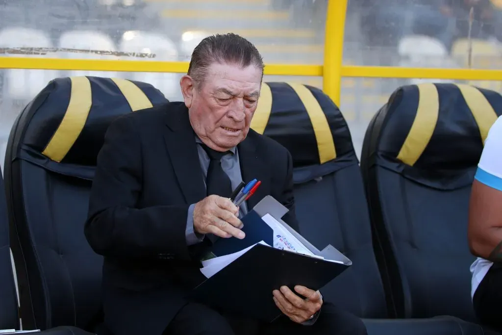 Hernán Godoy cuando era DT de San Marcos de Arica en 2018. (Hernan Contreras/Photosport).