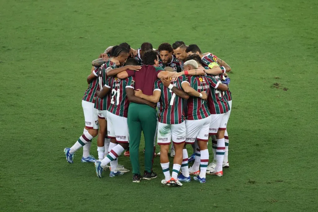 Fernando Diniz y Fluminense en la final de la Copa Libertadores 2023. (Lucas Figueiredo/Getty Images).