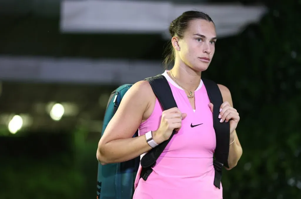 Aryna Sabalenka pasa por un duro momento. (Photo by Clive Brunskill/Getty Images)