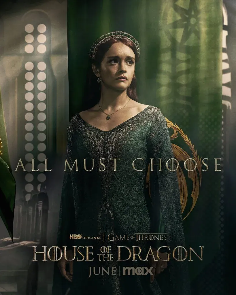 Olivia Cooke como Alicent Hightower